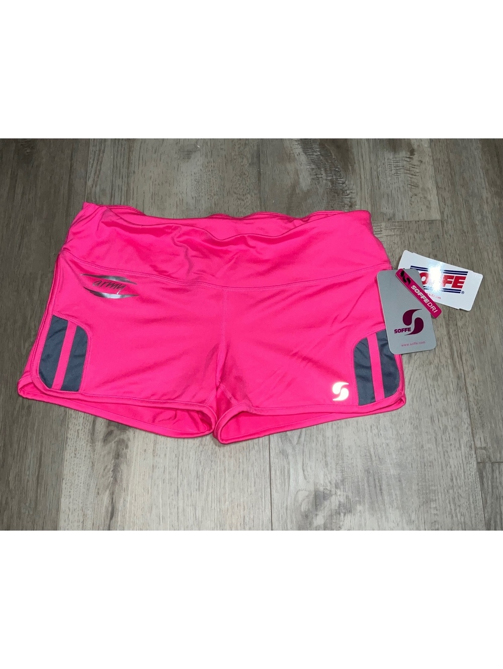 Soffe Women's Athletic Shorts Pink Size Medium